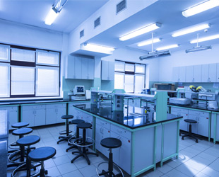 interno di laboratorio di analisi 