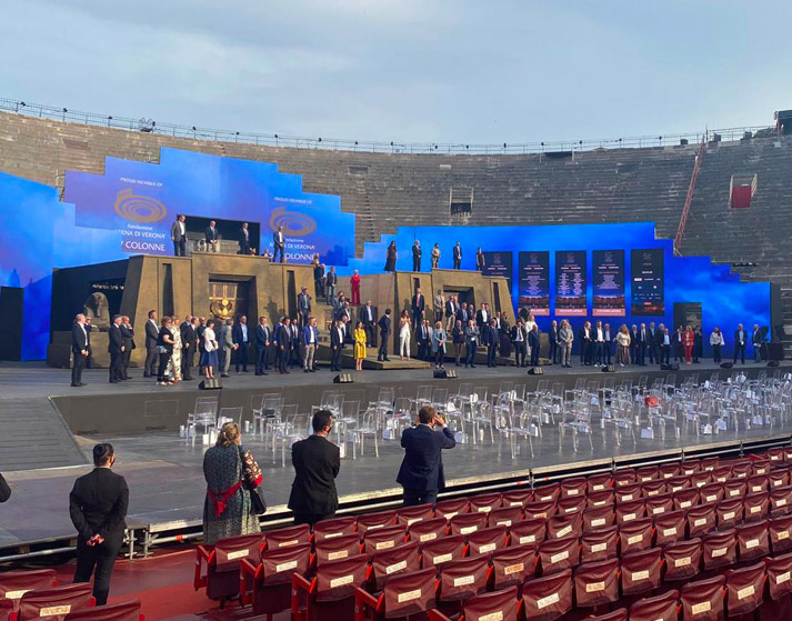 le arcate dell'Arena di Verona