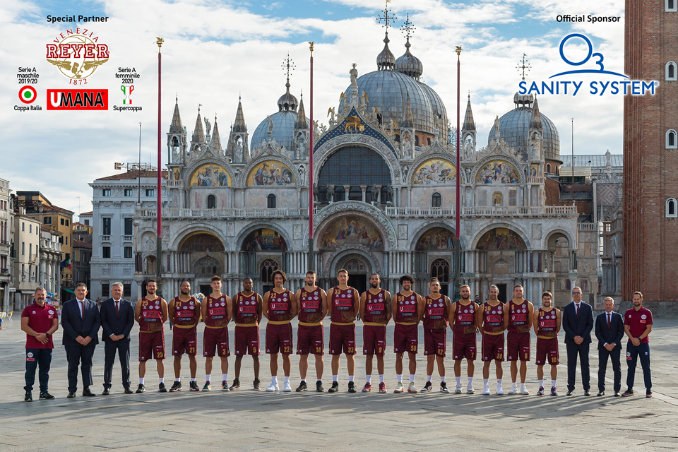 Reyer Venezia con logo Sanity System