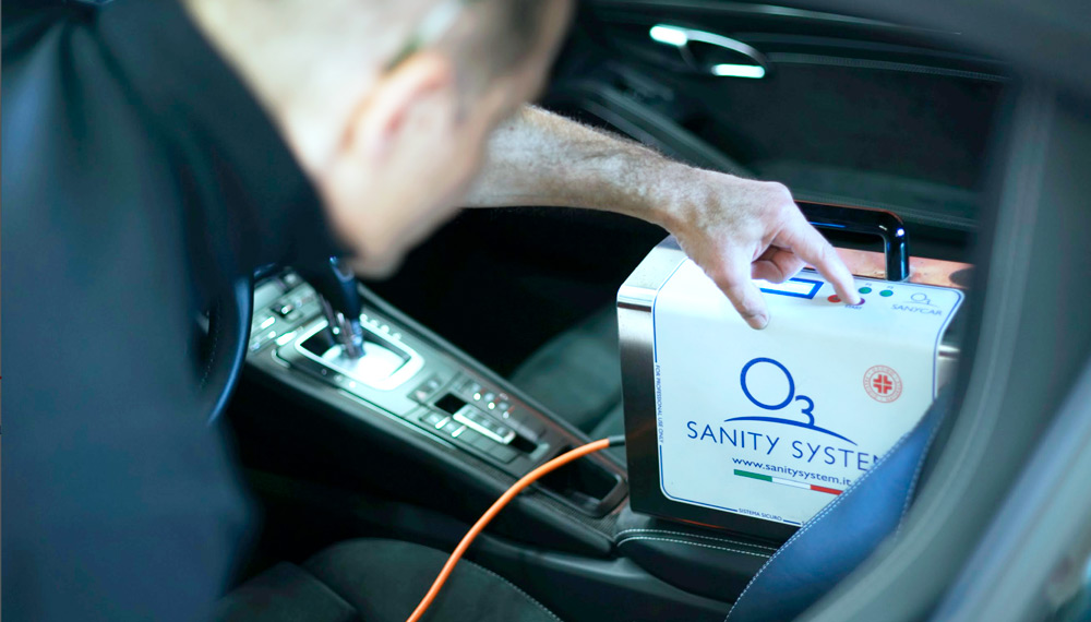 sanificazione auto con ozono